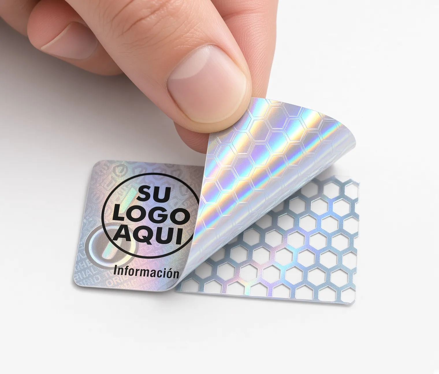 Etiqueta holográfica de seguridad